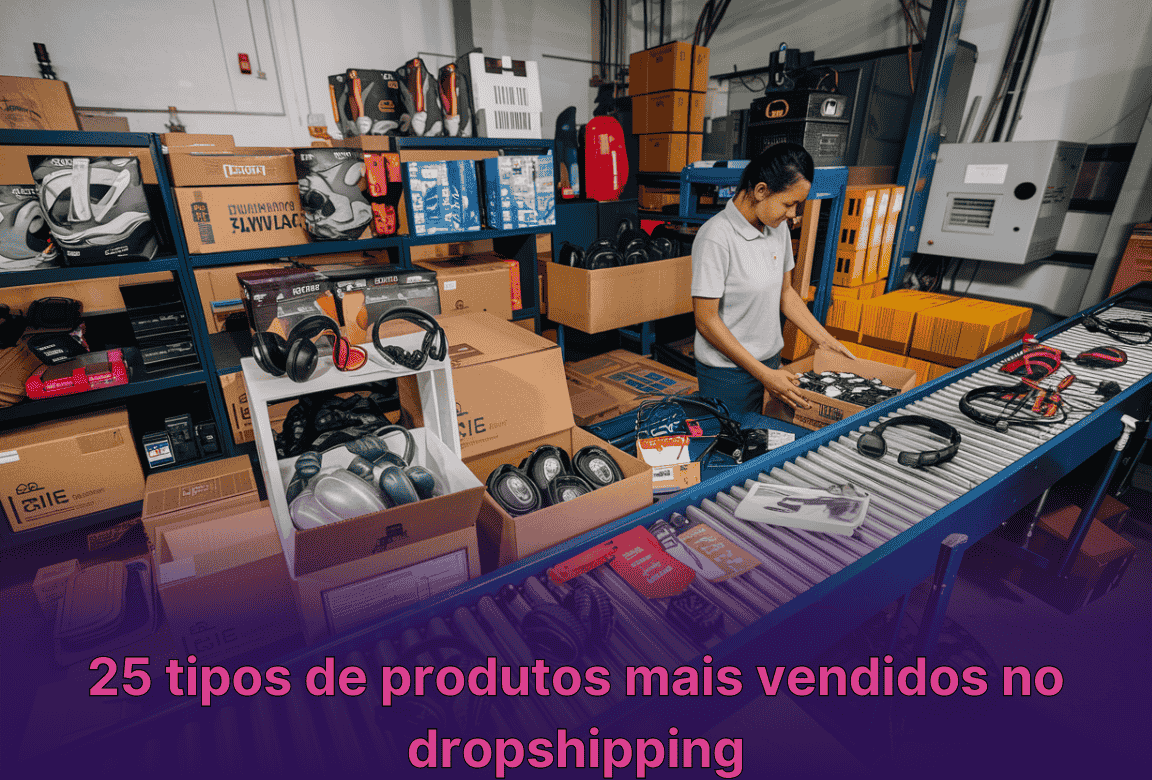25 tipos de produtos mais vendidos no dropshipping