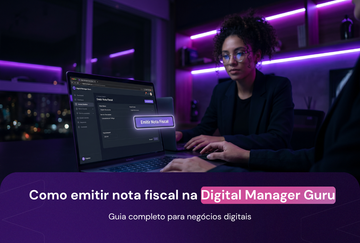 Como emitir nota fiscal na Digital Manager Guru